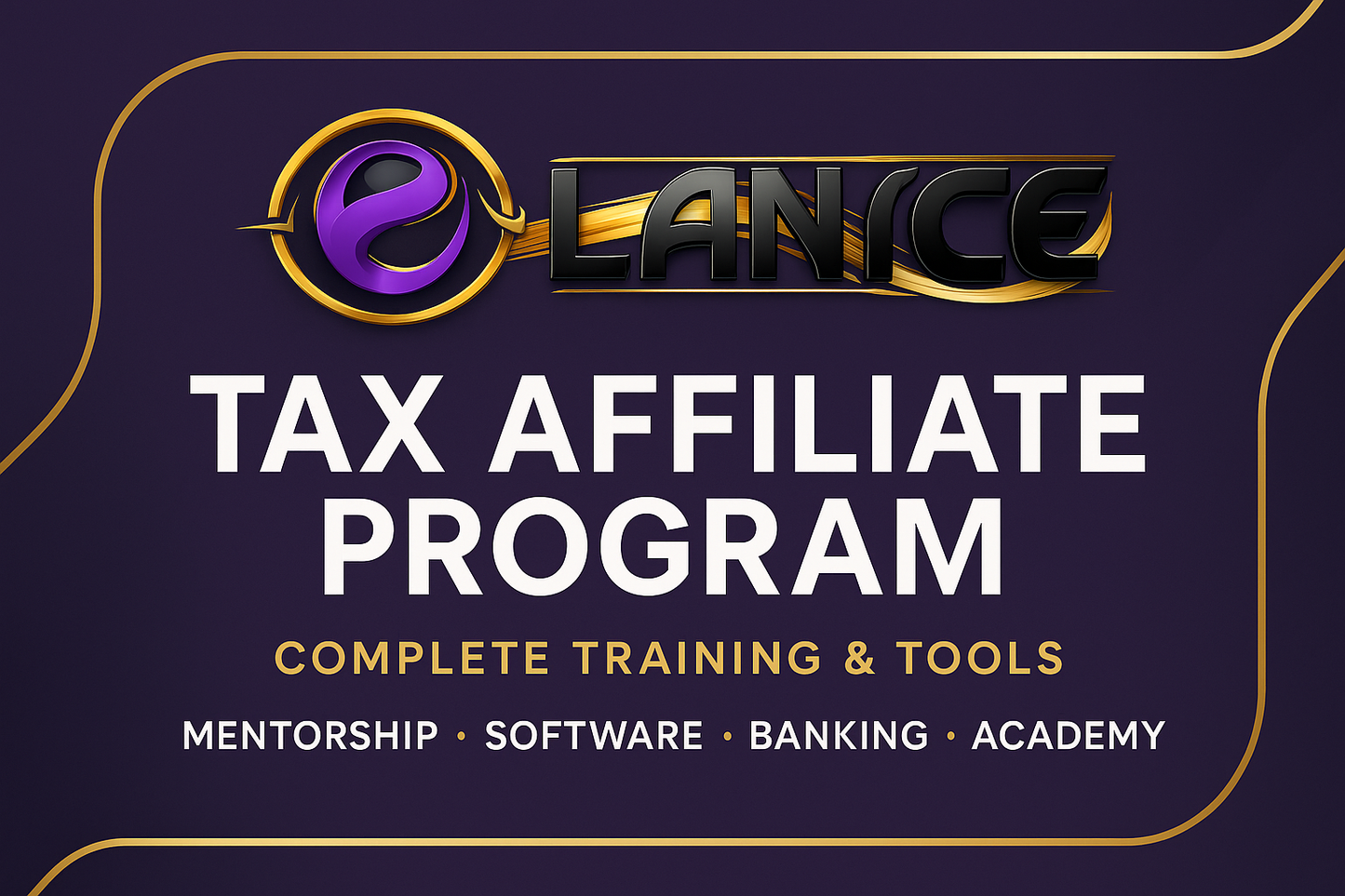 Tax Affiliate Program Cover with E-Lance Logo